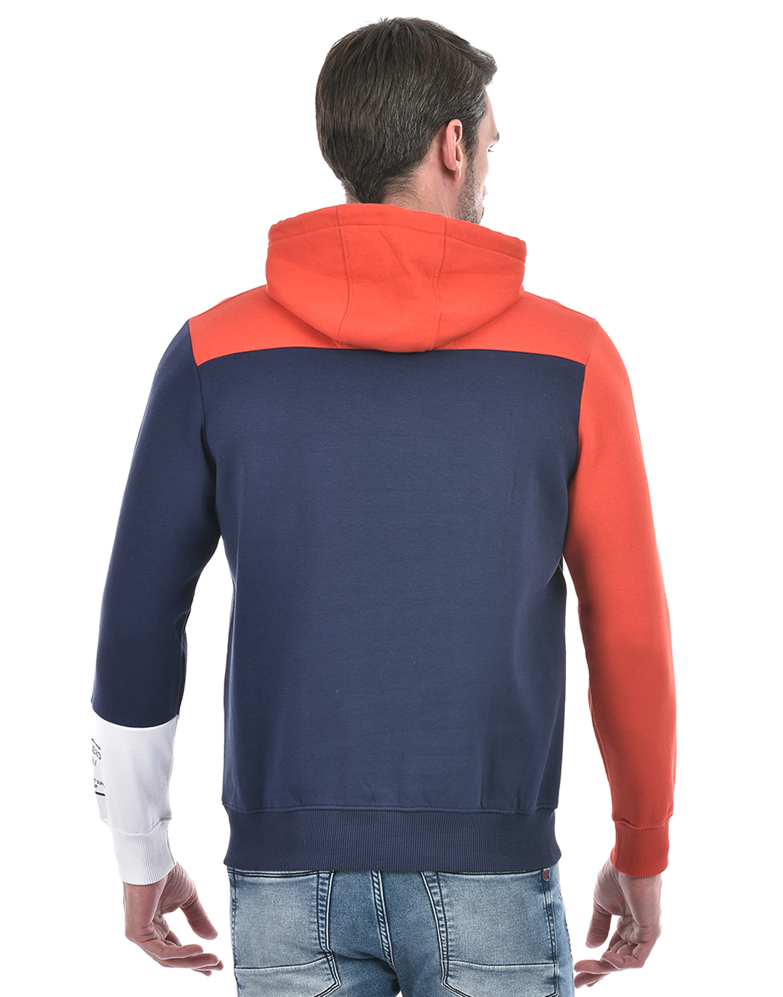 Numero Uno Men Color Block Multicolor Sweat Shirt